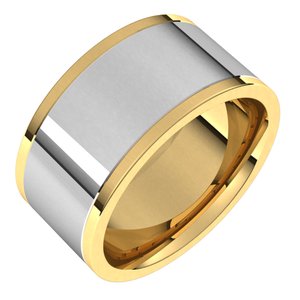 14K Yellow Or White Or Rose Gold Comfort-Fit Flat Band