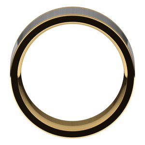 14K Yellow Or White Or Rose Gold Comfort-Fit Flat Band