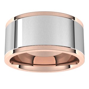 14K Yellow Or White Or Rose Gold Comfort-Fit Flat Band