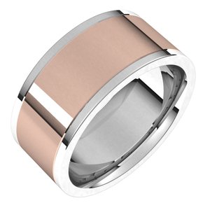 14K Yellow Or White Or Rose Gold Comfort-Fit Flat Band