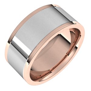 14K Yellow Or White Or Rose Gold Comfort-Fit Flat Band