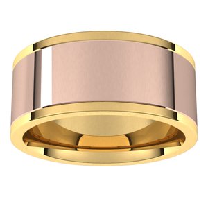 14K Yellow Or White Or Rose Gold Comfort-Fit Flat Band