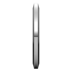 Sterling Silver Trapezoid Flat Band