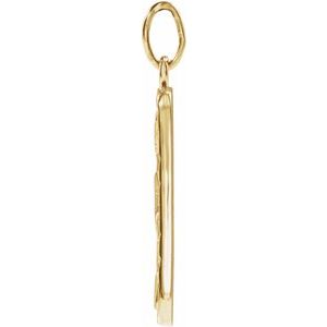 14K Yellow Gold 17.96 X 10.6 Mm Polished Mama Pendant