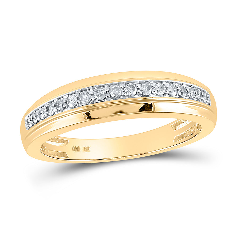 10K Yellow Or White Gold  His Hers Princess Diamond Square Matching Wedding Set 3/4 Cttw, Womens Size: 5-10, Mens Size: 7-13