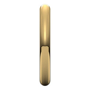18K Yellow Or White Or Rose Gold Comfort-Fit Full Round Band