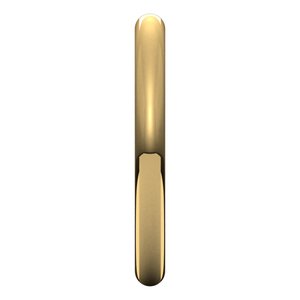 18K Yellow Or White Or Rose Gold Comfort-Fit Full Round Band