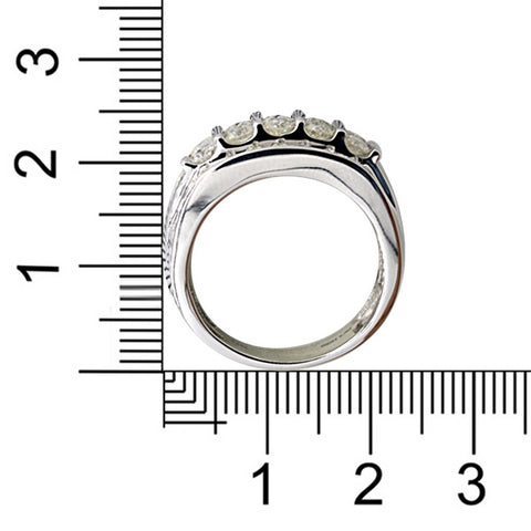 10K White Gold 1.97  Cttw Diamond Mens "Colt" Ring