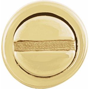 14K Yellow Gold-Plated Sterling Silver 36.5 X 5 Mm Polished Cylinder Ash Holder Pendant