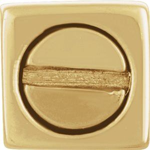 14K Yellow Gold-Plated Sterling Silver 36.5 X 5 Mm Polished Rectangular Ash Holder Pendant