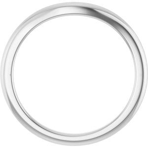 14K White Gold Polished Matching Band Size 7