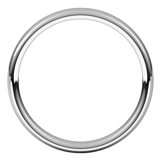 14K Yellow Or White Or Rose Gold Comfort-Fit Standard Weight European-Style Band
