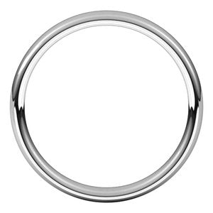 18K Yellow Or White Or Rose Gold Comfort-Fit European-Style Band