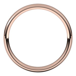 18K Yellow Or White Or Rose Gold Comfort-Fit European-Style Band