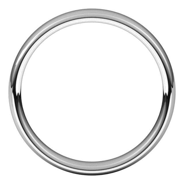 14K Yellow Or White Or Rose Gold Comfort-Fit Standard Weight European-Style Band