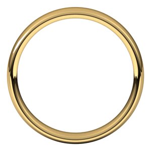 18K Yellow Or White Or Rose Gold Comfort-Fit European-Style Band