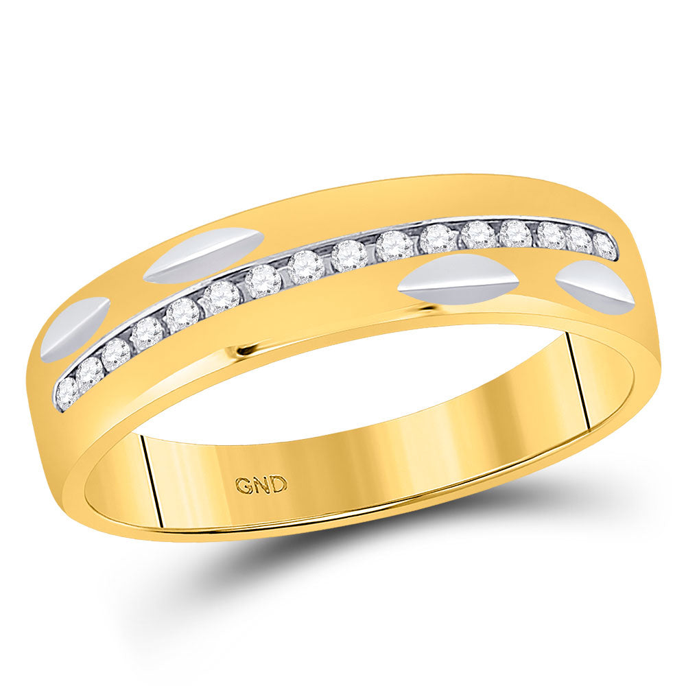 14K Yellow Gold His Hers Round Diamond Cluster Matching Wedding Set 3/4 Cttw, Womens Size: 5-10, Mens Size: 7-13