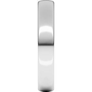 18K Yellow Or White Or Rose Gold Lightweight Comfort-Fit European-Style Band