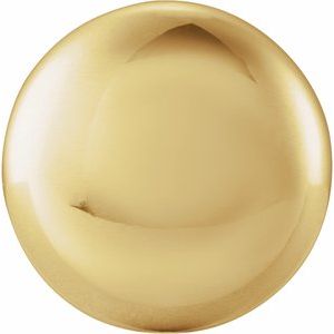 14K Yellow Gold Or Sterling Silver 9.5 X 9.5 Mm Polished Engravable Tuxedo Stud