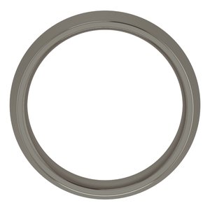 Titanium 6 Mm Comfort-Fit Knife-Edge Comfort Fit Band Size 9