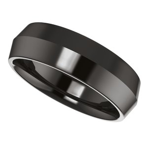 Zirconium Comfort-Fit Knife Band