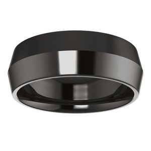 Zirconium Comfort-Fit Knife Band