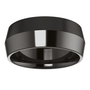Zirconium Comfort-Fit Knife Band