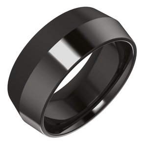 Zirconium Comfort-Fit Knife Band