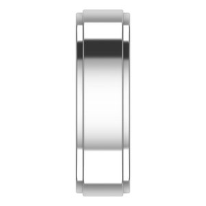 Cobalt Stepped-Edge Comfort-Fit Flat Band