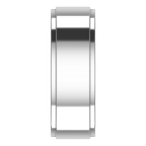 Cobalt Stepped-Edge Comfort-Fit Flat Band
