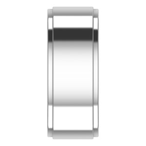 Cobalt Stepped-Edge Comfort-Fit Flat Band