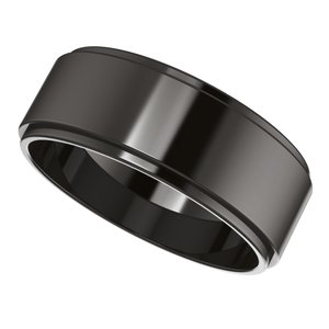 Zirconium Stepped-Edge Flat Band