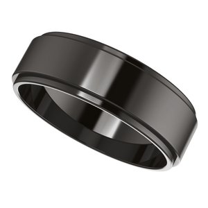 Zirconium Stepped-Edge Flat Band