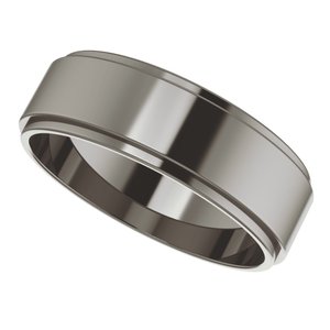 Titanium Stepped-Edge Flat Band