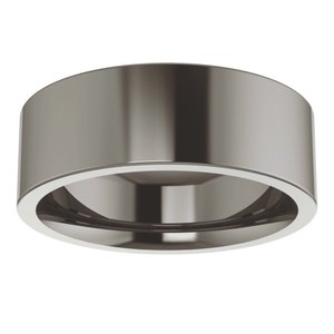 Titanium Comfort-Fit Flat Band