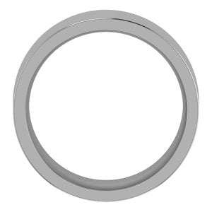 Cobalt 7 mm Flat Comfort-Fit Band