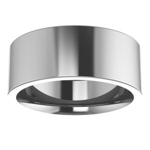 Cobalt 8 mm Flat Comfort-Fit Band