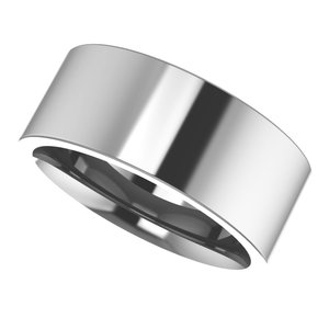 Cobalt Comfort-Fit Flat Band