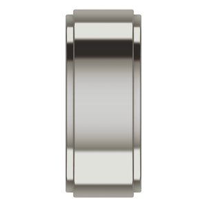 Titanium Stepped-Edge Flat Band