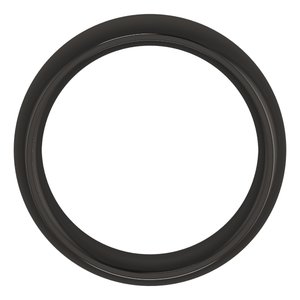 Zirconium Comfort-Fit Half Round Band