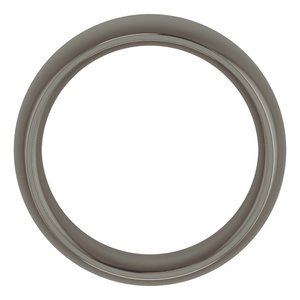Titanium Comfort-Fit Half Round Band