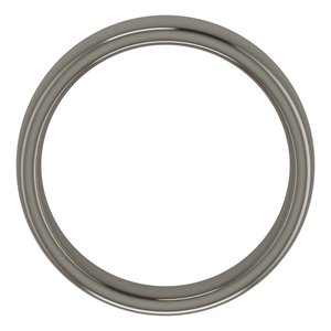 Titanium Comfort-Fit Standard Weight European-Style Band
