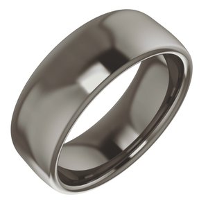 Titanium 7 Mm Comfort-Fit Comfort-Fit European-Style Band Size 12.5