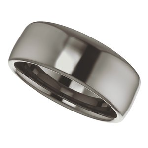 Titanium Comfort-Fit Standard Weight European-Style Band