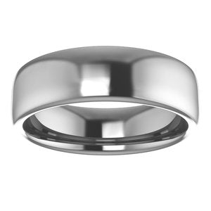 Cobalt 6 mm Comfort-Fit Standard Weight European-Style Band Size 10