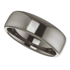 Titanium Comfort-Fit Standard Weight European-Style Band