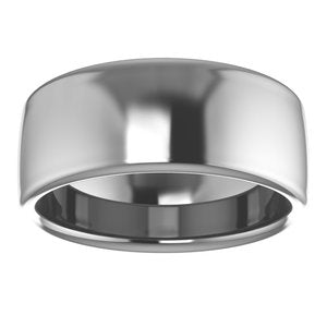 Cobalt 8 mm Comfort-Fit Standard Weight European-Style Band Size 9