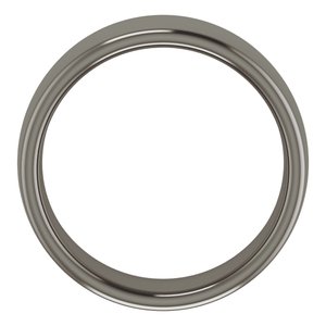 Titanium Comfort-Fit Standard Weight European-Style Band