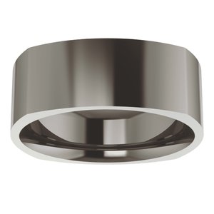Titanium Comfort-Fit Square Band