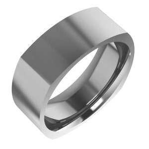 Cobalt 7 mm Square Comfort-Fit Band Size 11